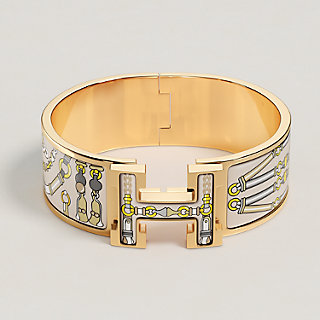 Clic Clac H Flora y Plata bracelet | Hermès USA